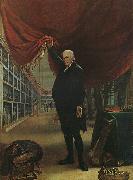 Charles Wilson Peale The Artist in his Museum oil painting